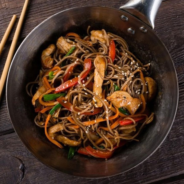 Фото Лапша WOK Соба с морепродуктами